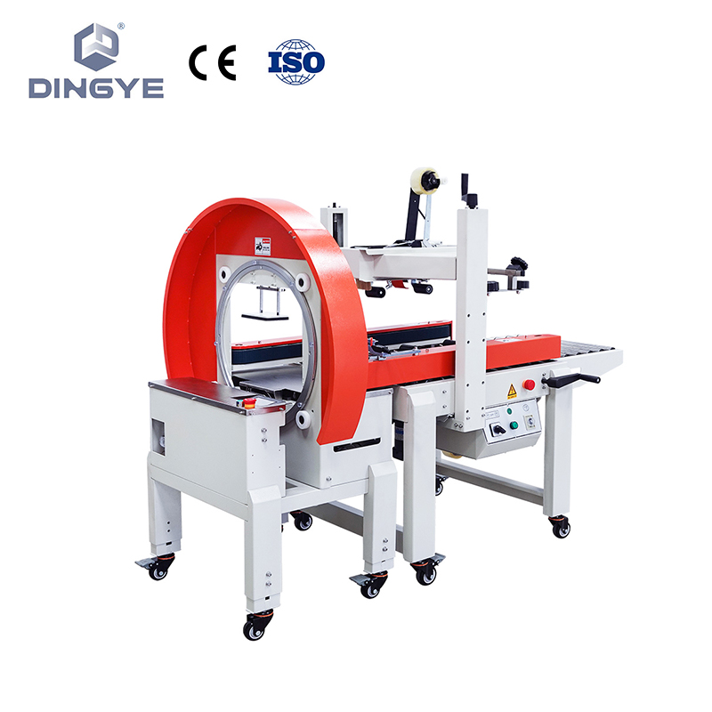 FXW3040  wrapping  sealing machine & FXC5050A carton sealing machine